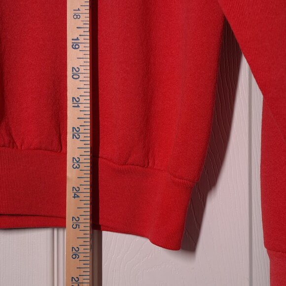 VINTAGE Mickey & Co Cheering Mickey USED Sweatshirt (DISTRESSED, S, Embroidered) - Picture 4 of 10